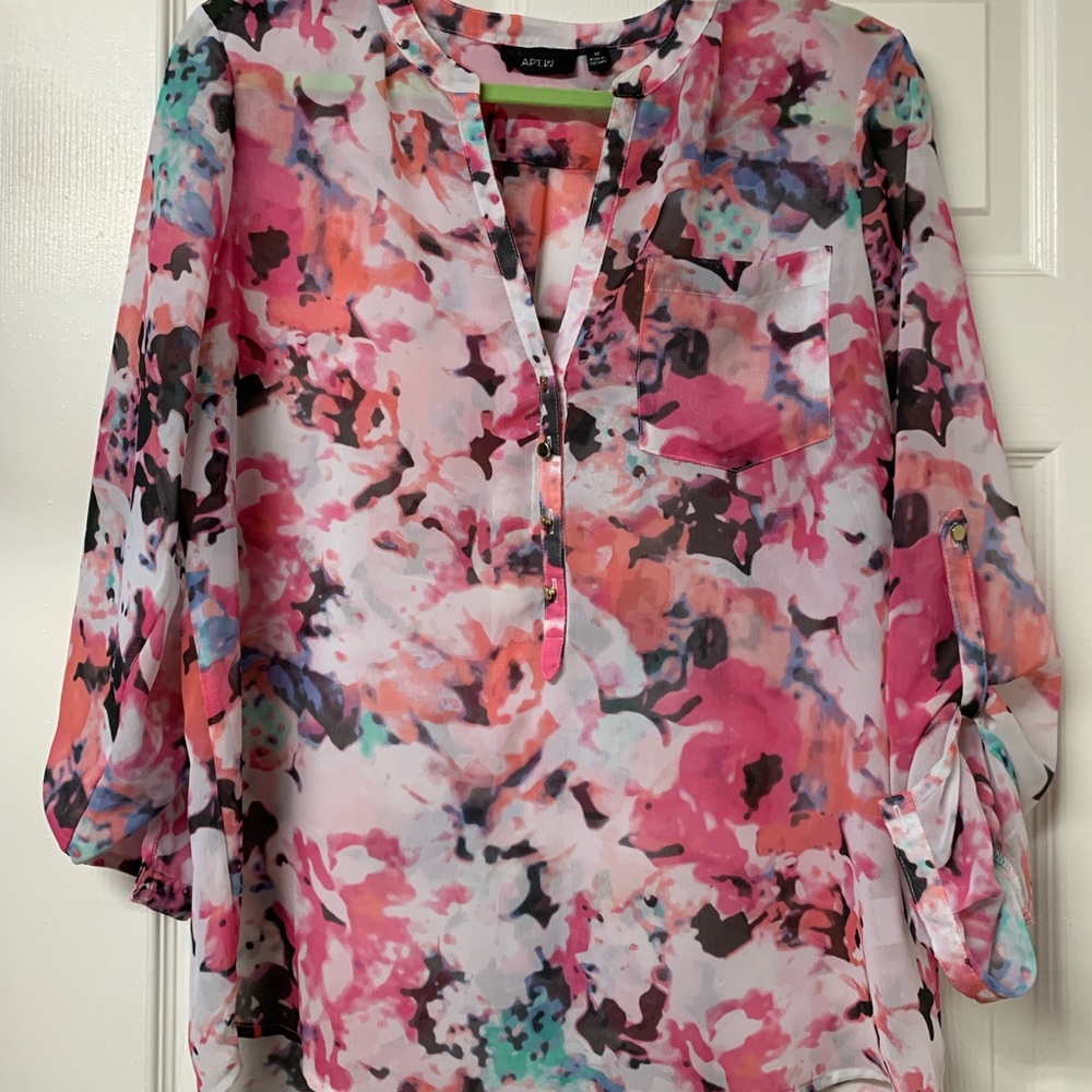 Apt. 9 Floral Blouse